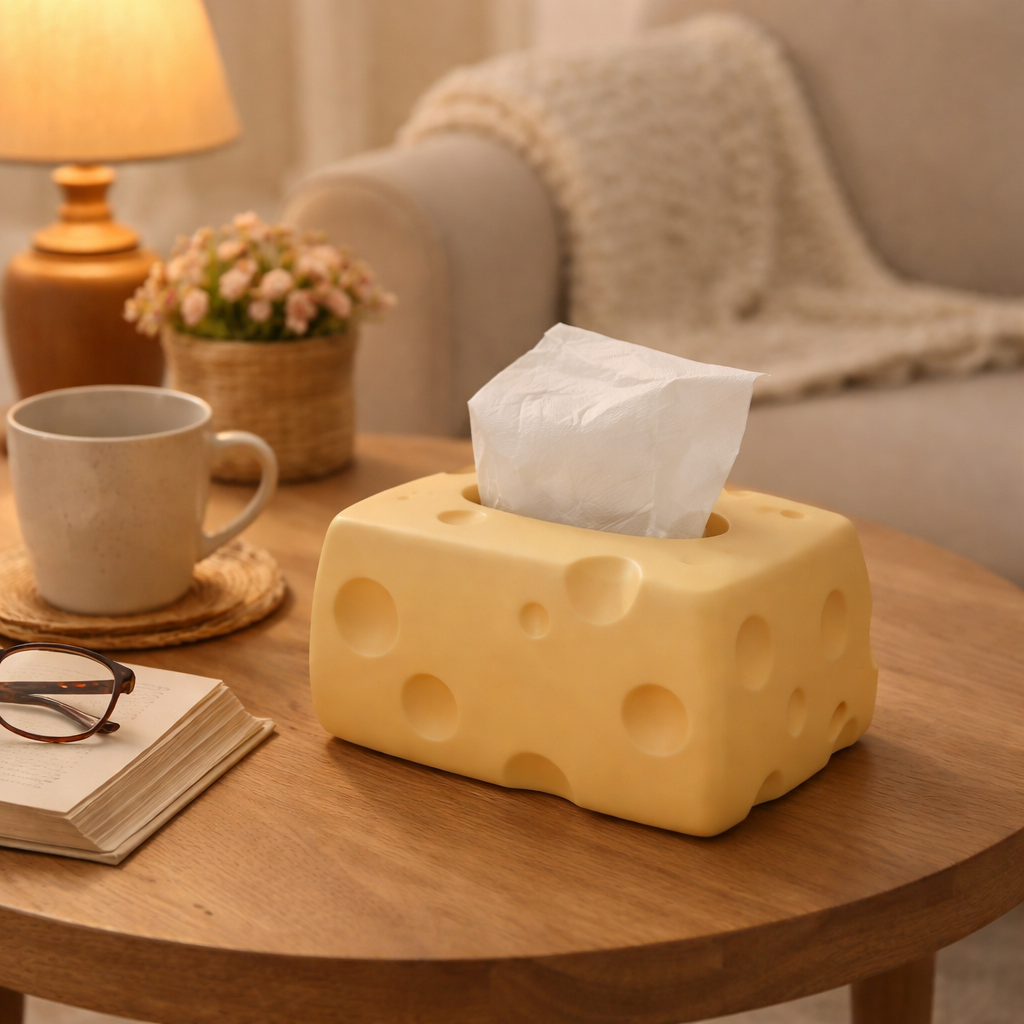 Cheese tissue box